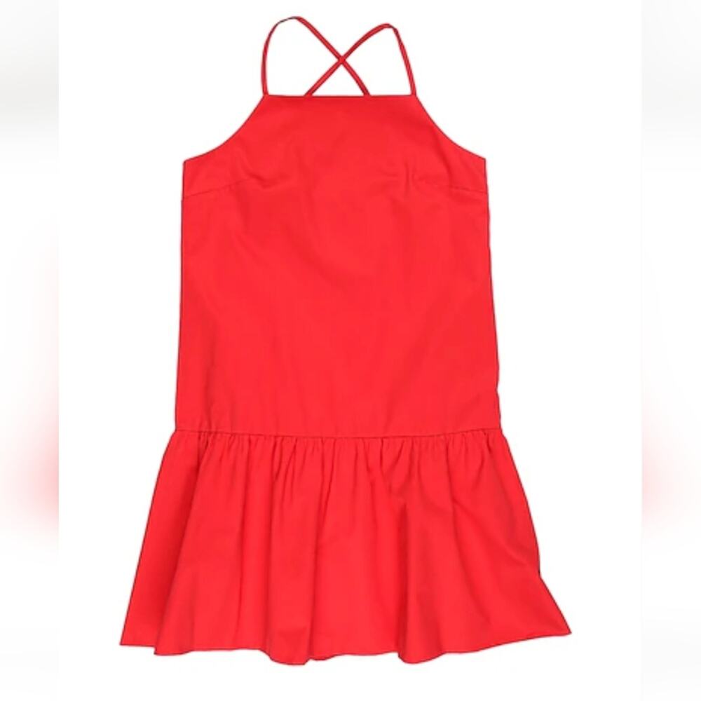 Armani exchange red mini drop waist dress sz 4 - Picture 2 of 5